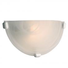 Galaxy Lighting 208612WH-113EB - Wall Sconce - in White finish with Marbled Glass