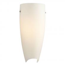 Galaxy Lighting 213140BN-118EB - Wall Sconce - in Brushed Nickel finish with Satin White Glass
