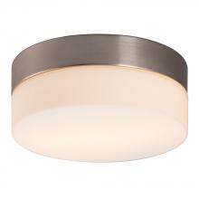 Galaxy Lighting 612312BN-113NPF - Flush Mount Ceiling Light - in Brushed Nickel finish with Satin White Glass