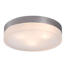 Galaxy Lighting 615274CH-213NPF - Flush Mount Ceiling Light - in Polished Chrome finish with Frosted Glass