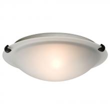 Galaxy Lighting 680112FR-ORB-113EB - Flush Mount Ceiling Light - in Oil Rubbed Bronze finish with Frosted Glass