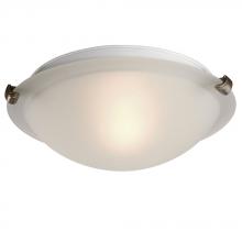 Galaxy Lighting ES680112FR-PTR - Flush Mount Ceiling Light - in Pewter finish with Frosted Glass