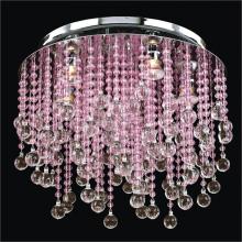 Glow Lighting 566BC5LSP-7C - Crystal Rain Ceiling Close-Up