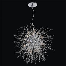 Glow Lighting 567BD16LSP-7C - Starburst Pendant Chandelier