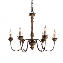 Terracotta Lighting H5102-6 - Genevra 6-light Chandelier