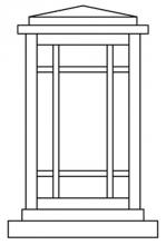 Arroyo Craftsman AVC-6CS-VP - 6" avenue column mount