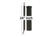 Visual Comfort & Co. Fan Collection DRM24BZ - 24" Minimalist Downrod in Bronze