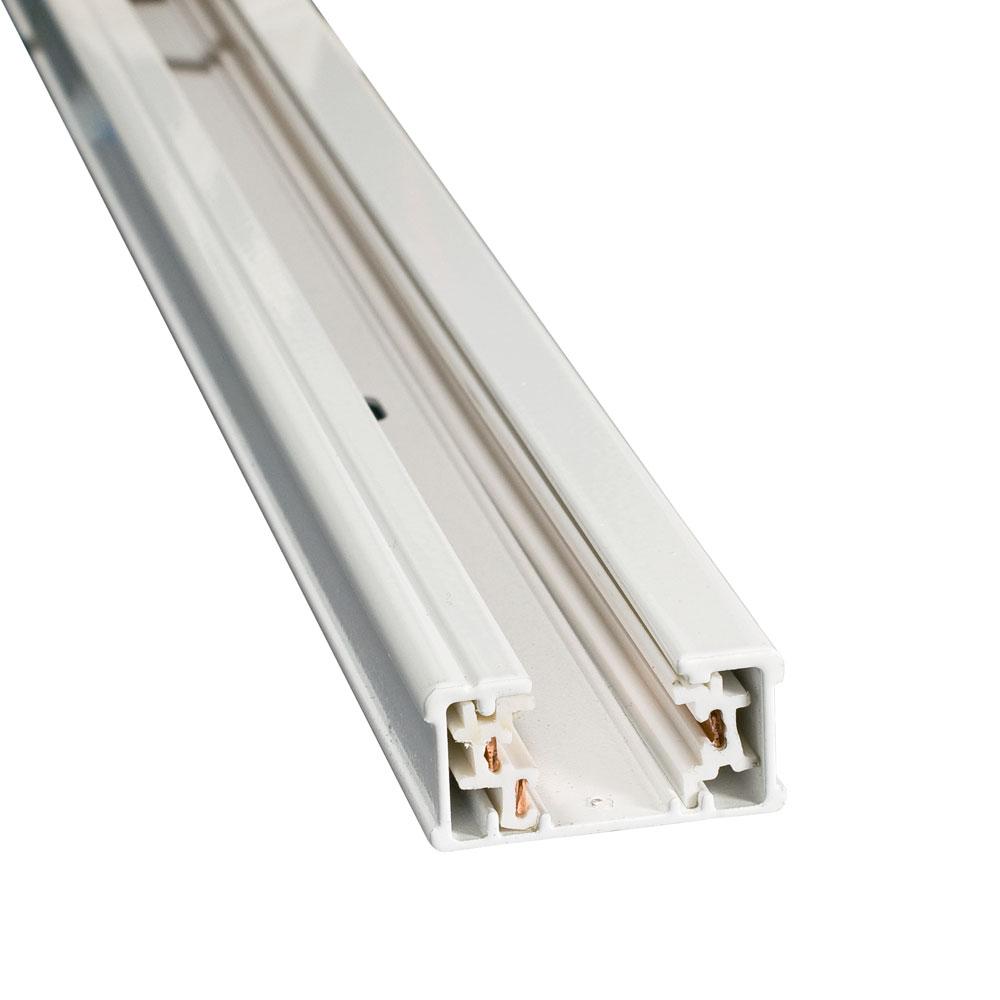 2-Ft Single Circuit Track - White - H-TYPE