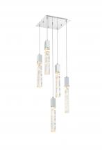 Elegant 2088D16C - Pendant L16"W16"H24"L5 Chrome