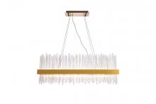 Elegant 3000G36G - Dallas 20 light Gold Chandelier Clear Royal Cut Crystal