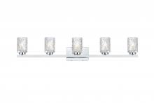 Elegant LD7029W41C - Cassie 41 inch Wall Sconce in Chrome