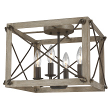 Visual Comfort & Co. Studio Collection 7526304-872 - Thornwood Four Light Ceiling Flush Mount