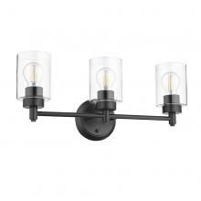 HOMEnhancements 21423 - Mincio 3-Light Clear Glass Vanity - MB