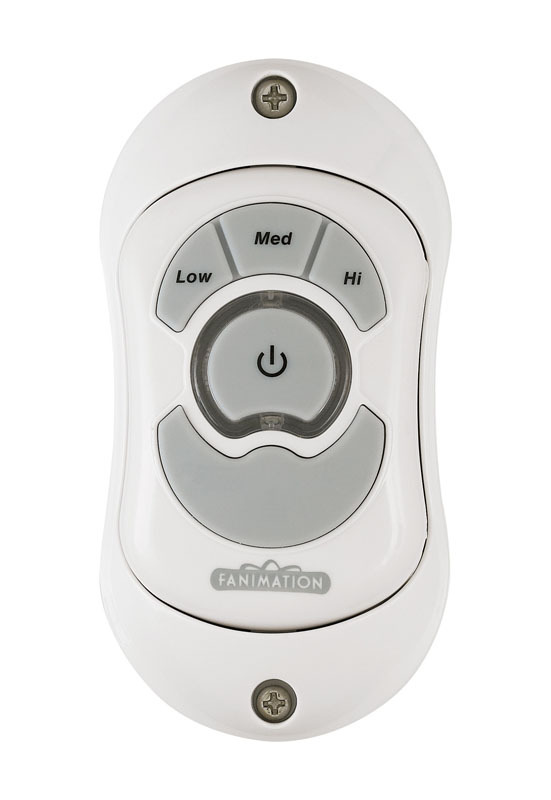 Kellan Three Speed Control - Fan Only - White