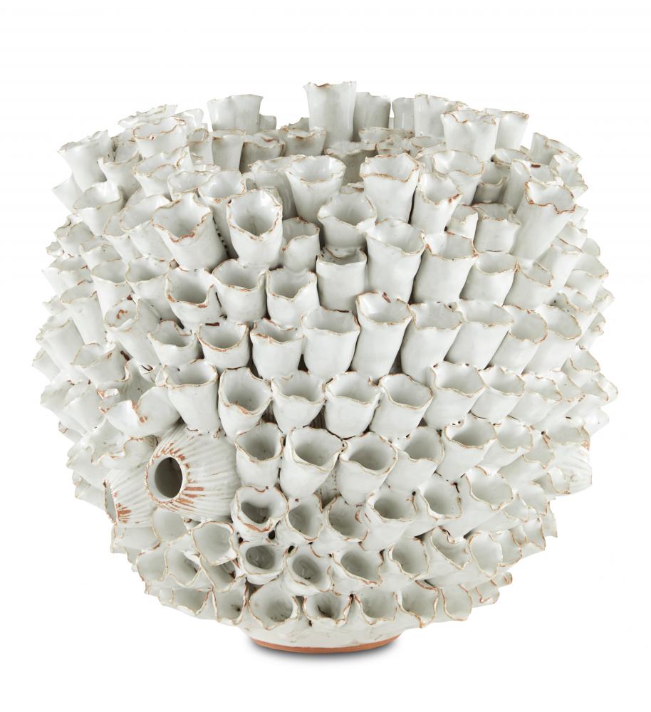 Manitapi Medium White Vase