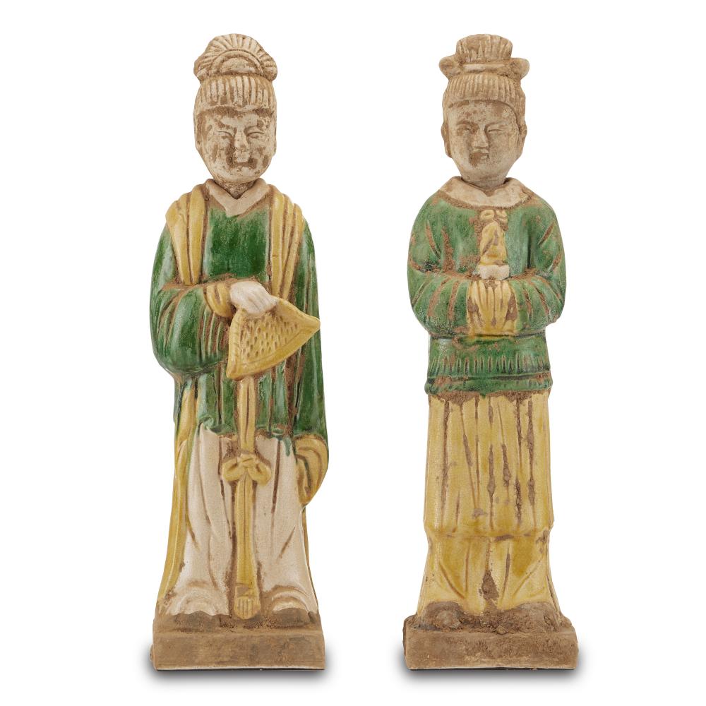 Tang Dynasty Palace Servants Set of 2
