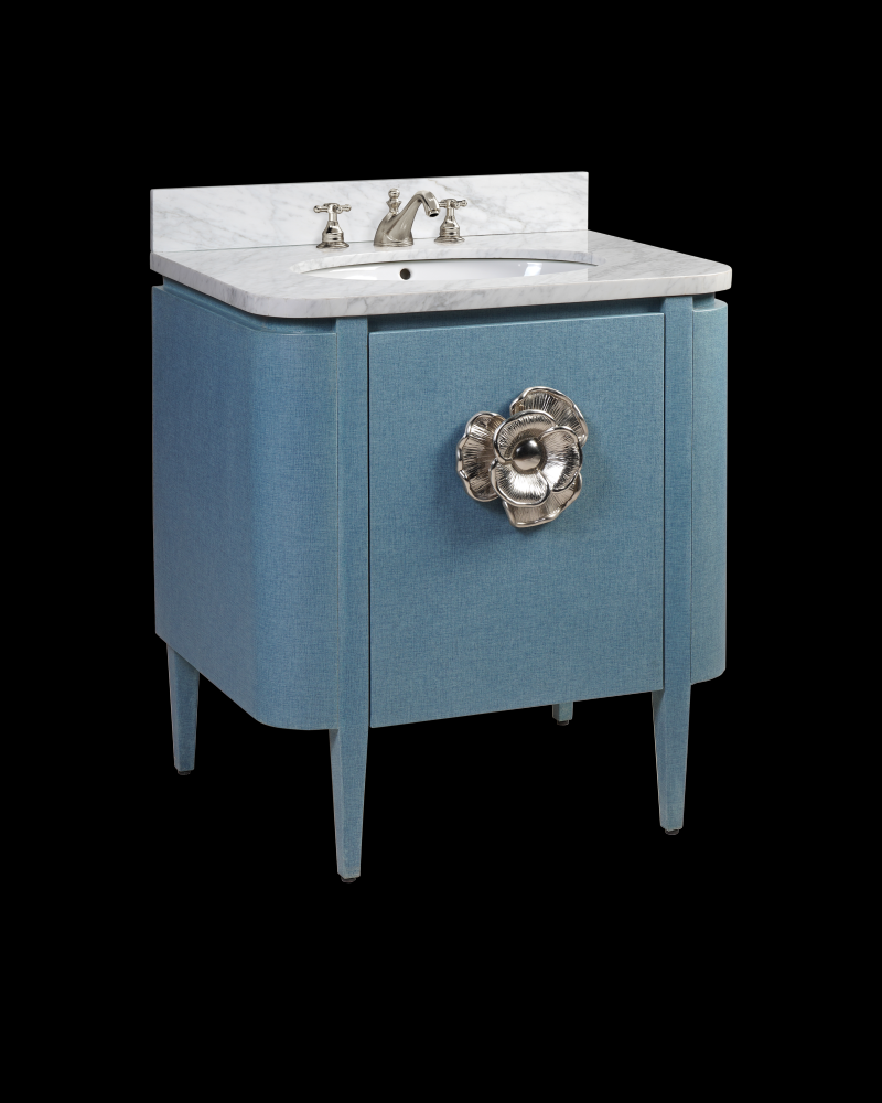 Briallen 30" Blue Vanity with Oval Undermount Sink
