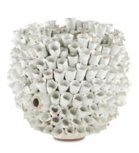 Currey 1200-0491 - Manitapi Medium White Vase