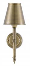 Currey 5000-0174 - Wollaton Brass Wall Sconce