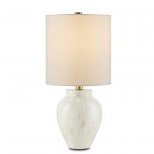 Currey 6000-0862 - Osso White Round Table Lamp
