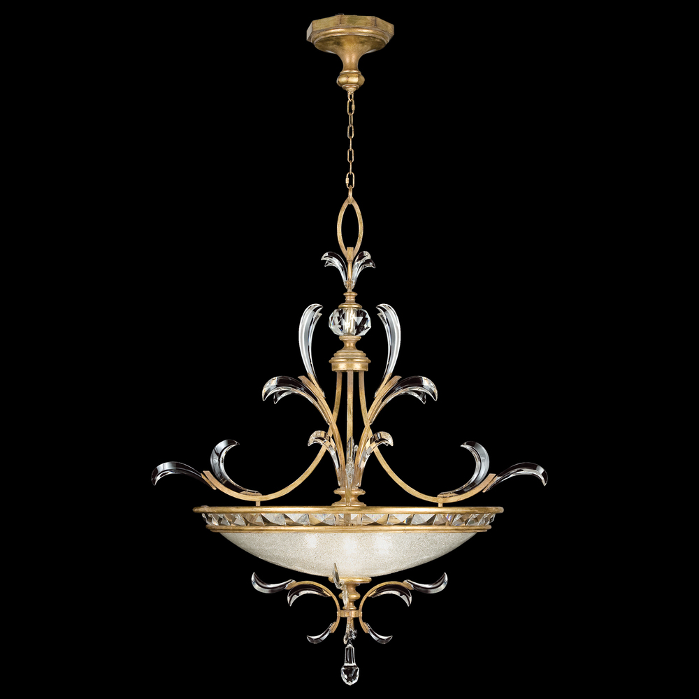 Beveled Arcs 44"W Round Pendant